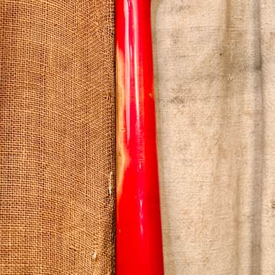 Kustom K-200 Bass Guitar 1968 - Transparent Red image 14