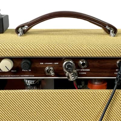 Milkman Sound Half Pint Tweed w/ Walnut Faceplate 5W w/ Attenuator Class A NEW (Authorized Dealer) image 6