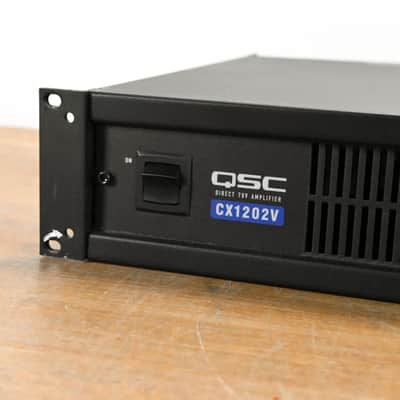 QSC CX1202V 1200W 70V 2-Channel Power Amplifier CG011ZX image 5