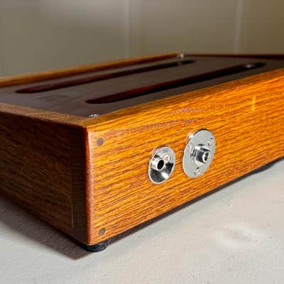 Nell Audio Hardwood Pedalboard - 13.5" x 9.5" - I/O inputs + 1/4 Jacks + XLR DI 2026 - Natural image 3