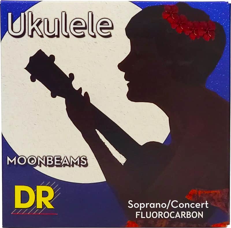 DR Strings Moonbeams Soprano and Concert Ukulele Strings - .021-.032 (2-pack) Bundle image 1