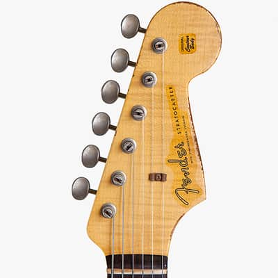 Fender CS NAMM '60 Strat Heavy Relic Lake Placid Blue 2014 Lake Placid Blue/3 Tone Sunburst image 6