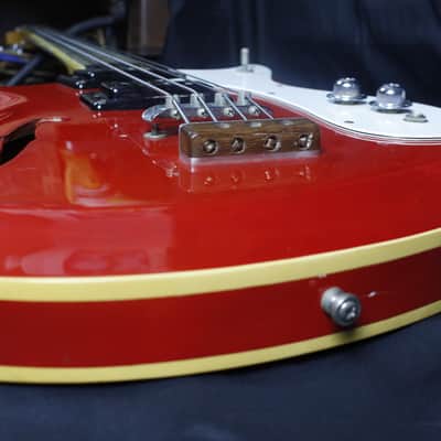 1967 MOSRITE COMBO BASS Very Rare USA Made Hollow-body Bass Excellent Condition! image 9