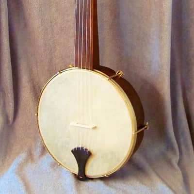 Boucher Minstrel Banjo - Medium Brown folk bluegrass open back fretless image 1