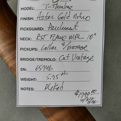 Berly T-Thinline in Aztec Gold (Authorized Dealer) image 10