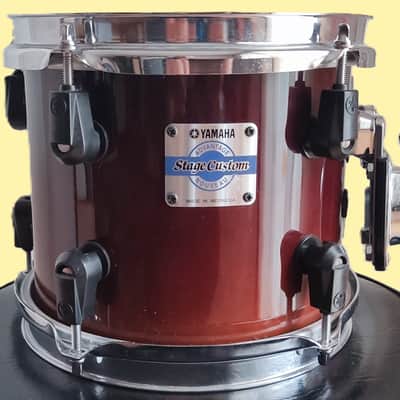 8" Yamaha Stage Custom Advantage Nouveau tom, Fade Brown Amber image 3