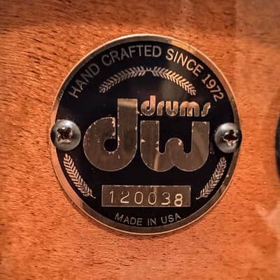 DW (c video) CUSTOM CINNAMON RAISIN LACQUER SNARE DRUM FREE SHIP TO C-USA! image 2