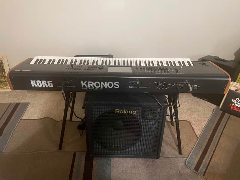 Korg KRONOS 2 88-Key Digital Synthesizer Workstation 2014 - Present - Black/Wood image 1