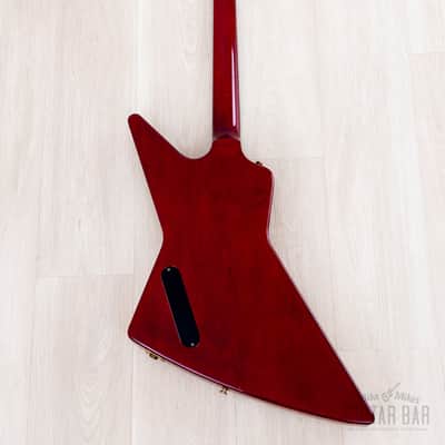 1983 Gibson Explorer E2 CMT Vintage Guitar Cherry Sunburst Flame Top w/ Dirty Fingers, Hangtags & Case image 3