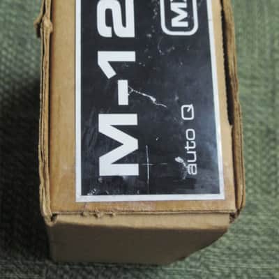 used MXR EMPTY Box and original Owner's Manual ONLY for Auto Q M120 pedal (NO pedal / NO other paperwork) late 1990s / early 2000s - BOX: brown cardboard // Owner's Manual: gloss quality paper image 14