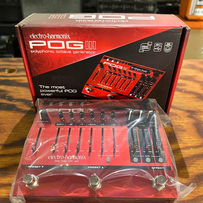 New - Electro-Harmonix POG3 Polyphonic Octave Generator 2024 - Present - Red image 1