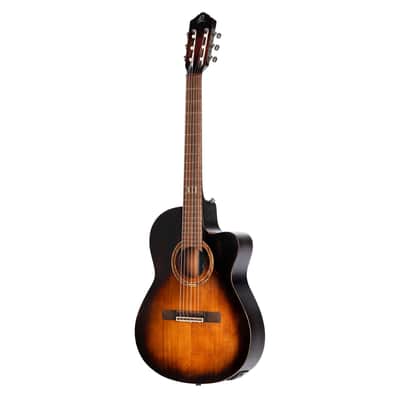 Ortega DSSUITE-C/E The Private Room Series Solid Spruce Top Mahogany Neck Nylon 6-String Classical Acoustic-Electric Guitar w/Gig Bag image 4