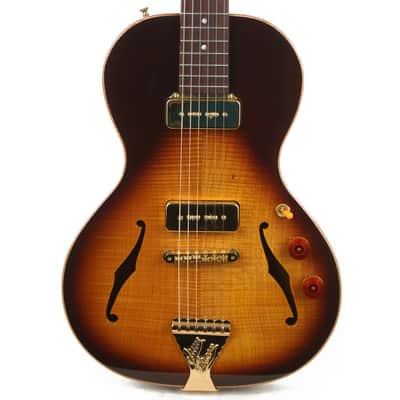 B&G Guitars Little Sister Crossroads P-90 Tobacco Burst image 9