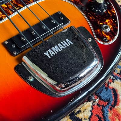 Yamaha SB-55 Bass 1975 Sunburst – Documented MIJ Vintage w/ Original Case & Papers image 16
