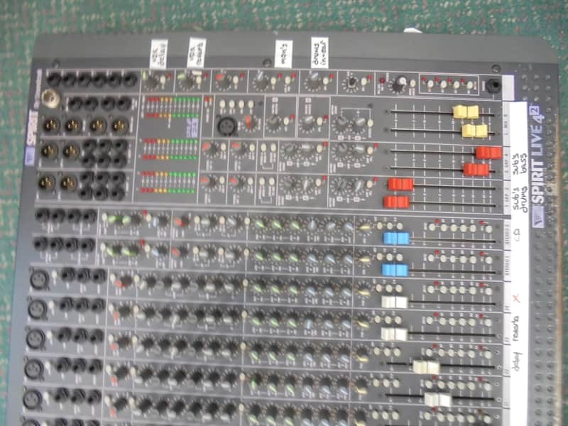 Soundcraft Spirit Live 4-2 24 Channel Mixer w/ Power Supply | Reverb