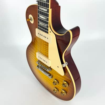 2024 Gibson Custom M2M Murphy Aged 1956 Les Paul Handpicked Top Ultra Light - Slow Ice Tea Fade image 13