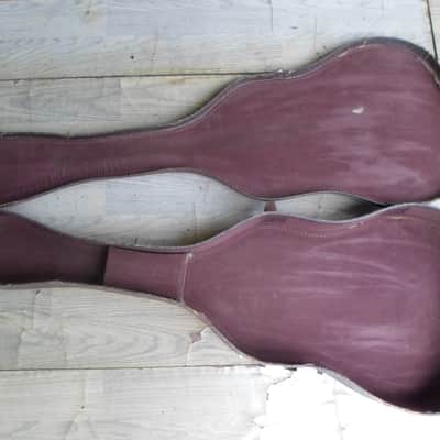 Silvertone Harmony Vintage Brown Case Stratotone 1960's image 5