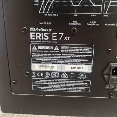 PreSonus Eris E7 XT - Studio Monitor - Single Unit - Black - Excellent w/ Power Cable, Manual's image 6