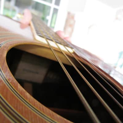 Yamaha FG-300 Orange Label Natural Finish Early 70's? Yamaha FG-300 W/Original Hardshell Case Cool! image 5