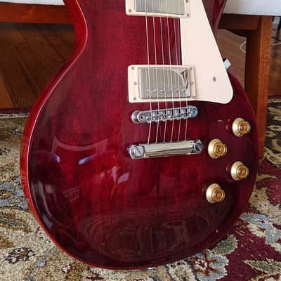 Gibson Les Paul Studio Bound Neck. Natural Faux Binding 2024 - Present - Wine Red image 4