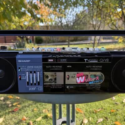 SHARP QT-Y8 Rare Vintage Cassette Deck Boombox TV-Audio Serviced Japan Warranty image 23