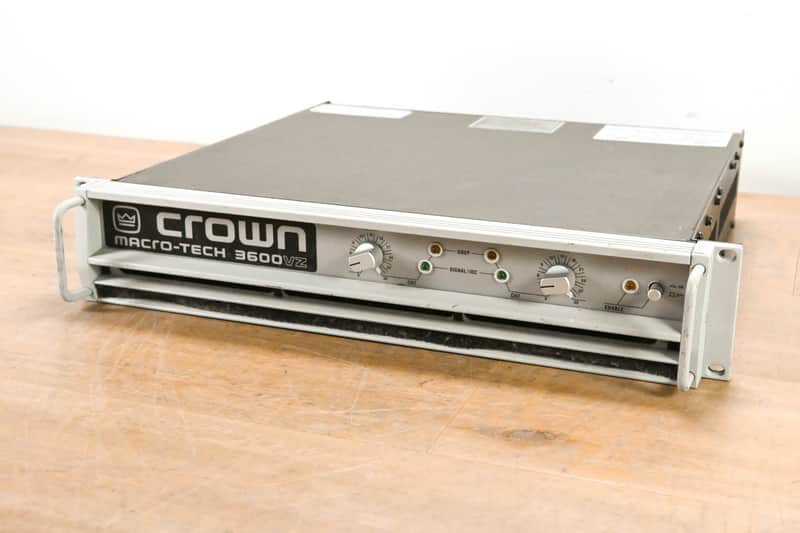 Crown Macro-Tech 3600VZ 2-Channel Power Amplifier CG0127V image 1