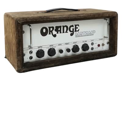 Orange Vintage Matamp 100W Head - 1970’s image 3