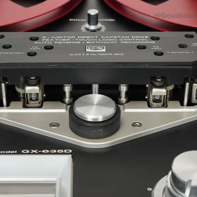 Akai GX-635D Reel-to-Reel Tape Deck - Custom Black - Professionally Restored - 1 Year Warranty image 10