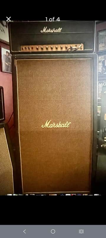 Marshall 8x10 Guitar Cabinet Closed Back 1970's Marshall tolex Bild 1