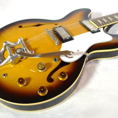 The Beach Boys Owned and Stage-Played MIJ Epiphone Riviera 6/VS Elite Sunburst Semi-Hollow Electric Guitar W/ Handwritten Bass Lines on a Grammy Ballot Invitation Letter image 13