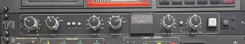 TK Audio BC1-S Stereo Bus Compressor V1 2010s - Black with Plastic Knobs image 1