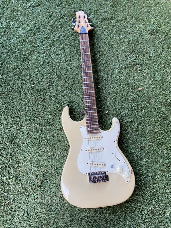 Samick Greg Bennet Signature Series Strat MB-1/PW - Cream Off-White image 1