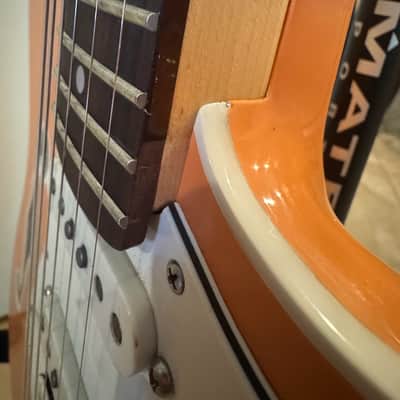 Partscaster Thinline S-Style - Shell Pink (Fender Semi-hollow) image 15