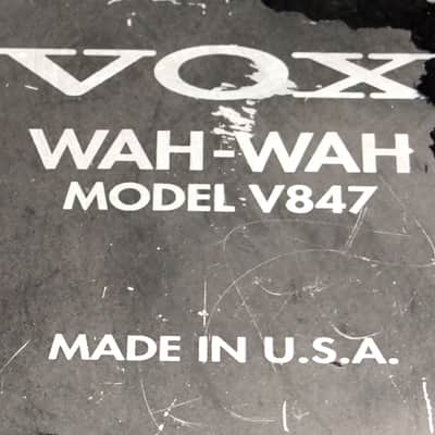 Vox V847 LATE 2000’s - Black image 5