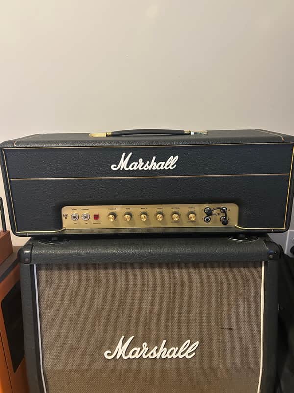 Marshall 1987X MK II Reissue 2-Channel 50-Watt Guitar Amp Head 2002 - Present - Black image 1