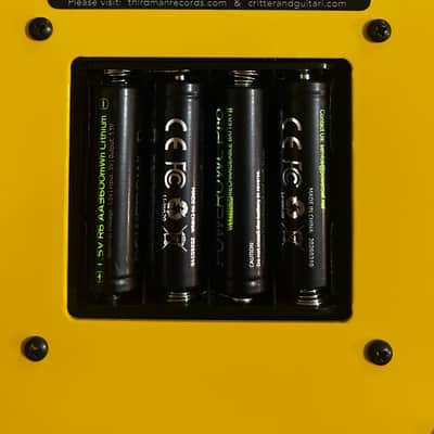 Critter & Guitari Third Man Hardware Terz 15-Watt 1x4" Amplifier 2022 - Yellow image 3