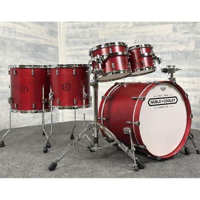 Noble & Cooley CD Maple 5pc Drum Set Cherry Stain image 1