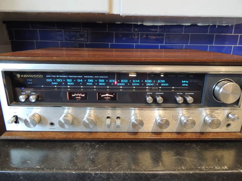 Kenwood KR-6600 Vintage Stereo Receiver - 56 x 2 RMS Power - Serviced and Tested image 1