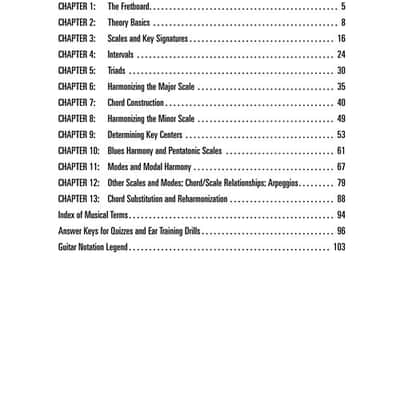 Hal Leonard Music Theory for Guitarists image 3