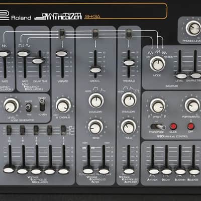 Roland SH-3A 44-Key Synthesizer 1974 - 1978 - Black image 3