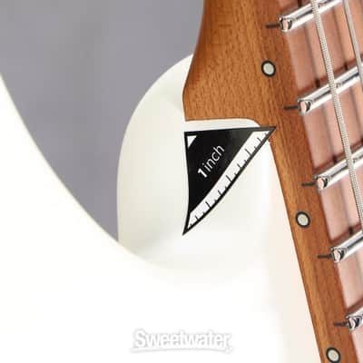 Ibanez Prestige AZ2402 Electric Guitar - Pearl White Flat (AZ2402PWFd1) image 4