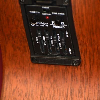 Martin BC-15E Acoustic/Electric bass (Lefty) 2008 - Mahogany image 8