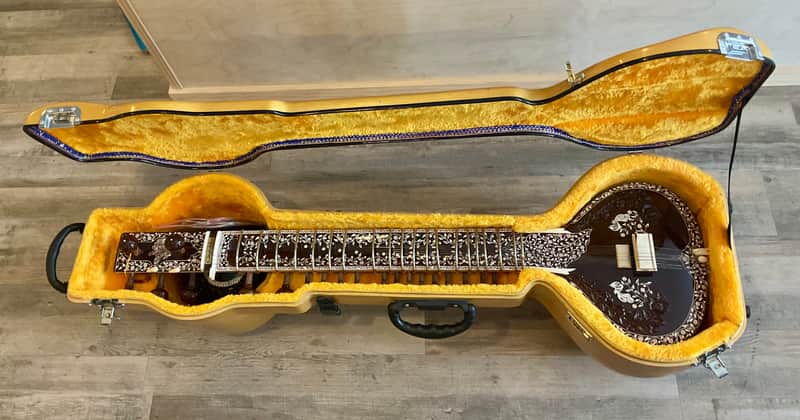 Shahidali-Miraj Professional Handmade Sitar w/ Hardshell Case image 1