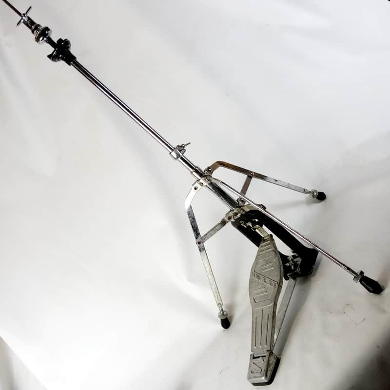 *Slingerland Hi-Hats Cymbals Stand Buddy Rich Dynamo Chrome USA Vintage 60s-70s* image 1