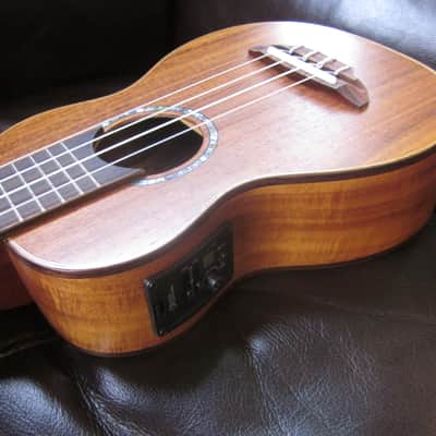 Luna High Tide Koa Soprano Acoustic Electric Ukulele UKE HTS KOA w/ Gig Bag image 1