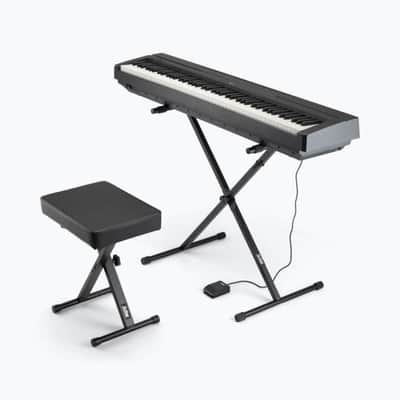 On-Stage KPK6520CB Keyboard Stand and Bench Pack with Keyboard Sustain Pedal image 3