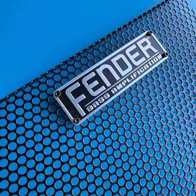 Fender Rumble 15 (PR497) Bass Amplifier Part: Speaker Cover Grille w/Emblem Logo image 2