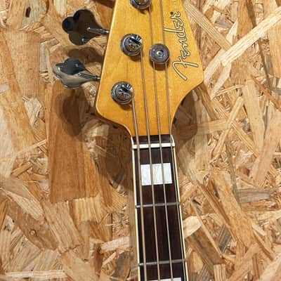 Pre Owned Fender 2012 Kingman SCE V2 Electro Acoustic Bass - Natural Inc. Case image 2