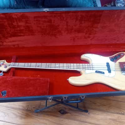 Fender Jazz Bass with Maple Fretboard 1970 - 1974 - Natural image 1
