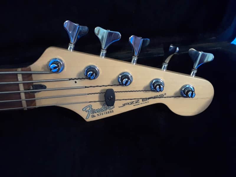 Fender 5 string Jazz bass plus 90's black image 1